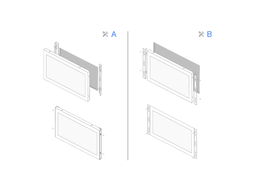 19 Inch Monitor Metal